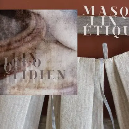 Two-Layer Face Mask Linen and Cotton | Éco + Éthical
