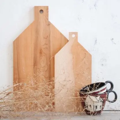 House-Shaped Cutting Boards
