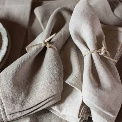 Napkins | Natural Linen | Natural Mix Linen