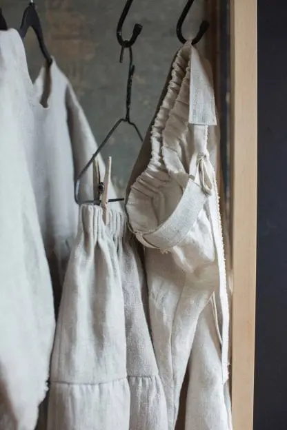 Flora Trousers | Pure Eco Linen | For Girls - Image 5