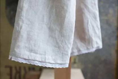 Flora Trousers | Pure Eco Linen | For Girls - Image 7