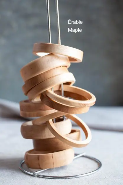 Exotic and Native Wood Bangles | 1 1/2" Width - Image 4