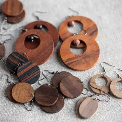 Exotic and Native Wood Earrings