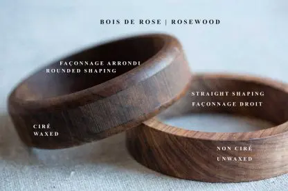 Bracelets de bois exotique et indigène | Largeur 7/8" - Image 19