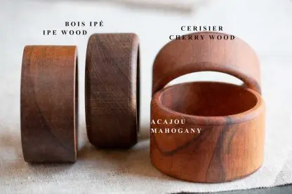 Bracelets de bois exotique et indigène | Largeur 7/8" - Image 17