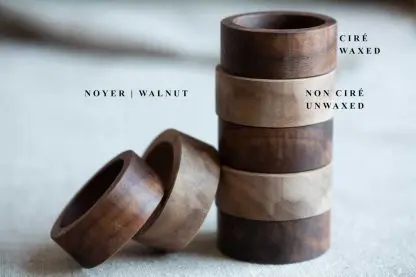 Wood Napkin Rings | Exotic or Native Wood - Image 11