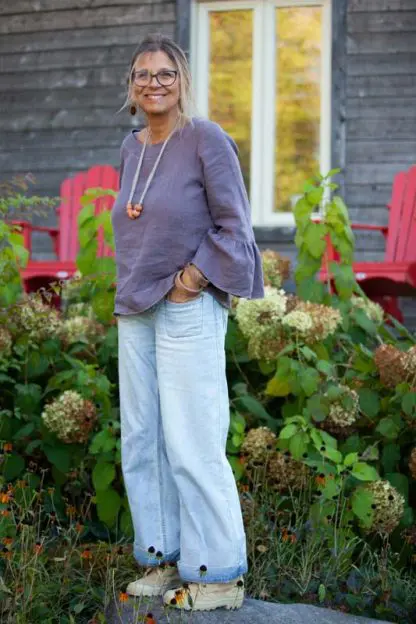 Marion Style Top | Pure Eco Linen - Image 3