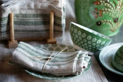 Pure Linen Kitchen Towels | Five Colours | Farmhouse Style - Image 11