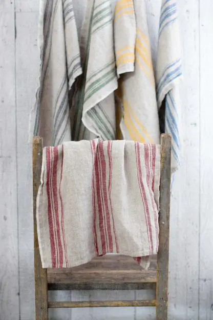 Pure Linen Kitchen Towels | Five Colours | Farmhouse Style - Image 2