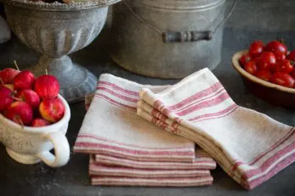 Pure Linen Kitchen Towels | Five Colours | Farmhouse Style - Image 7