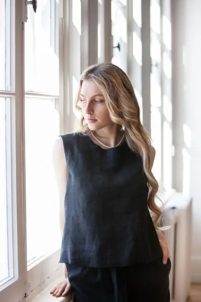 Juliette Top | Pure Lightweight Linen - Image 2