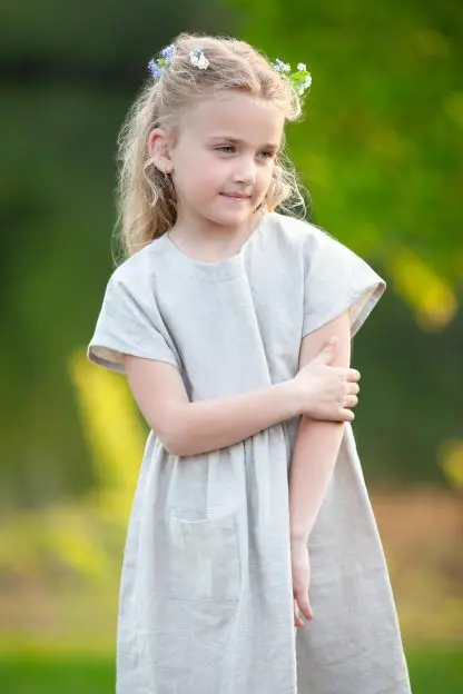 Robe Ambre | Lin et coton | Fillettes - Image 3