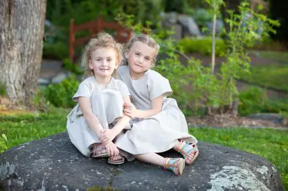 Robe Ambre | Lin et coton | Fillettes - Image 4