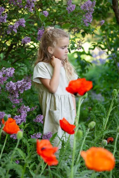 Robe Ambre | Lin et coton | Fillettes - Image 6