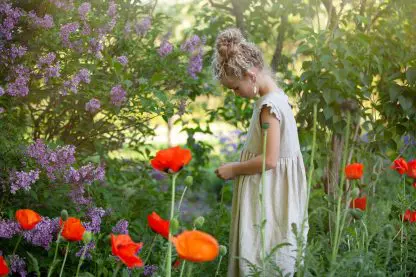 Béatrice Style Dress | Linen and Cotton | For Girls - Image 6