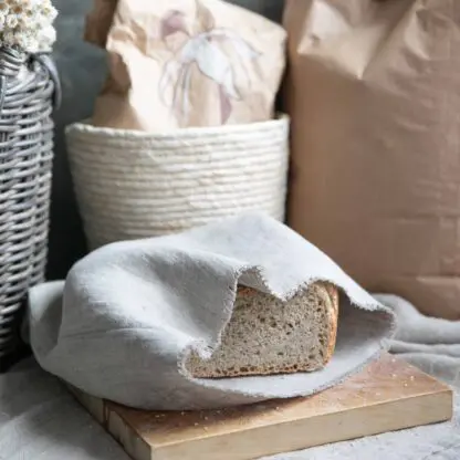 Casserole Pure Linen Bread Bag