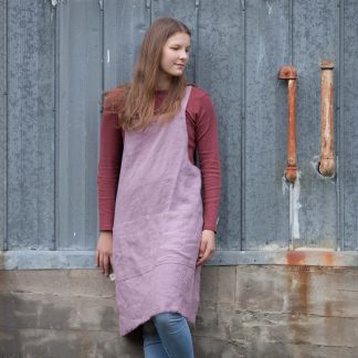 Aude Trapeze Dress  Linen and Cotton 